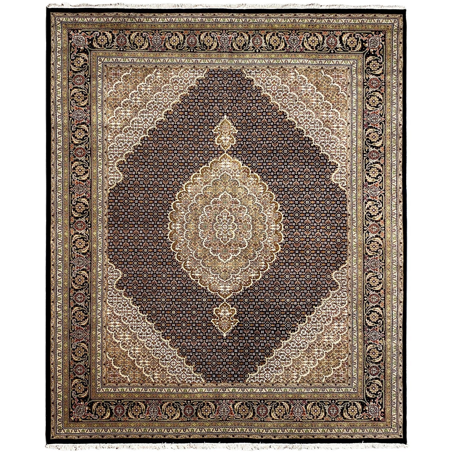 インドタブリーズカーペット - 302x243cm