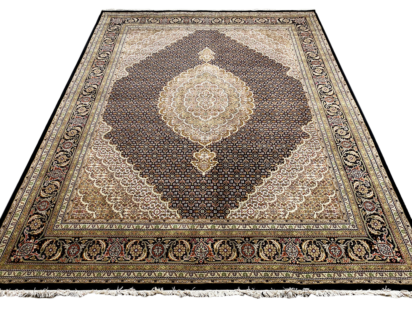 インドタブリーズカーペット - 302x243cm
