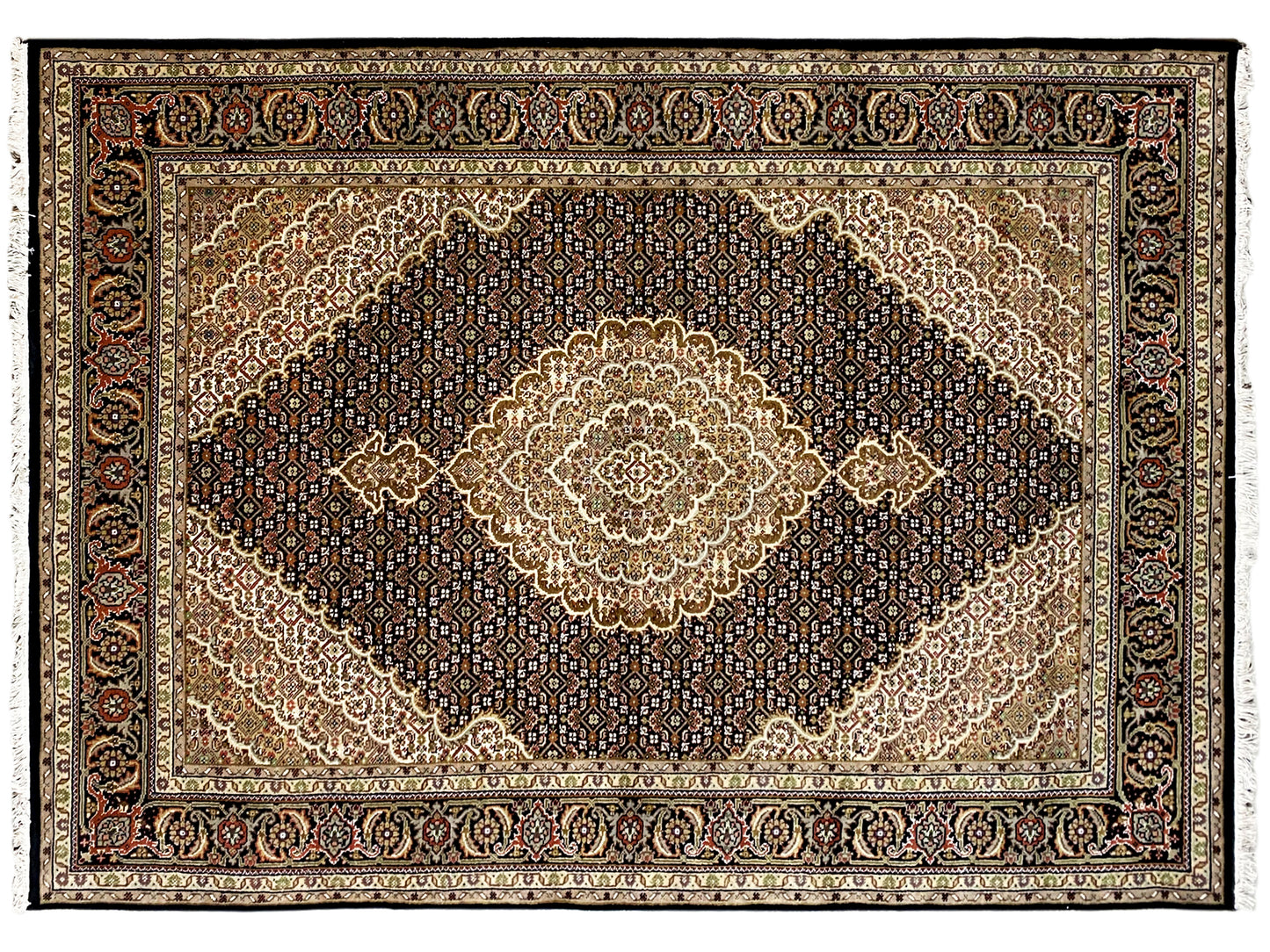 インドタブリーズカーペット - 238x171cm