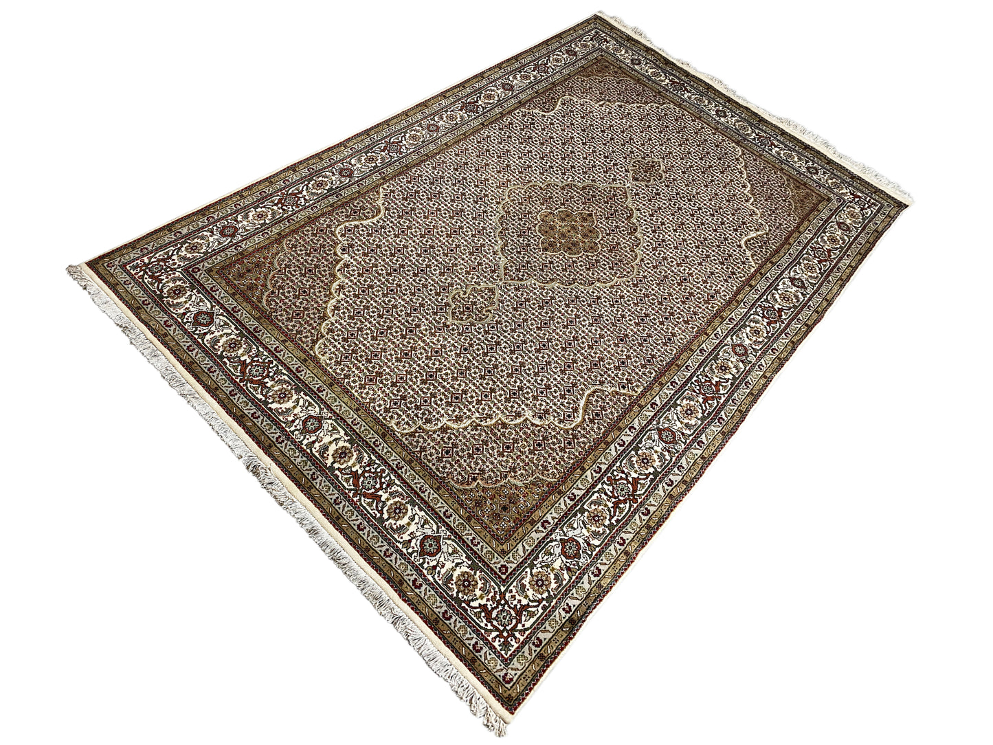 インド タブリーズ カーペット - 1819415 (302x200 cm)