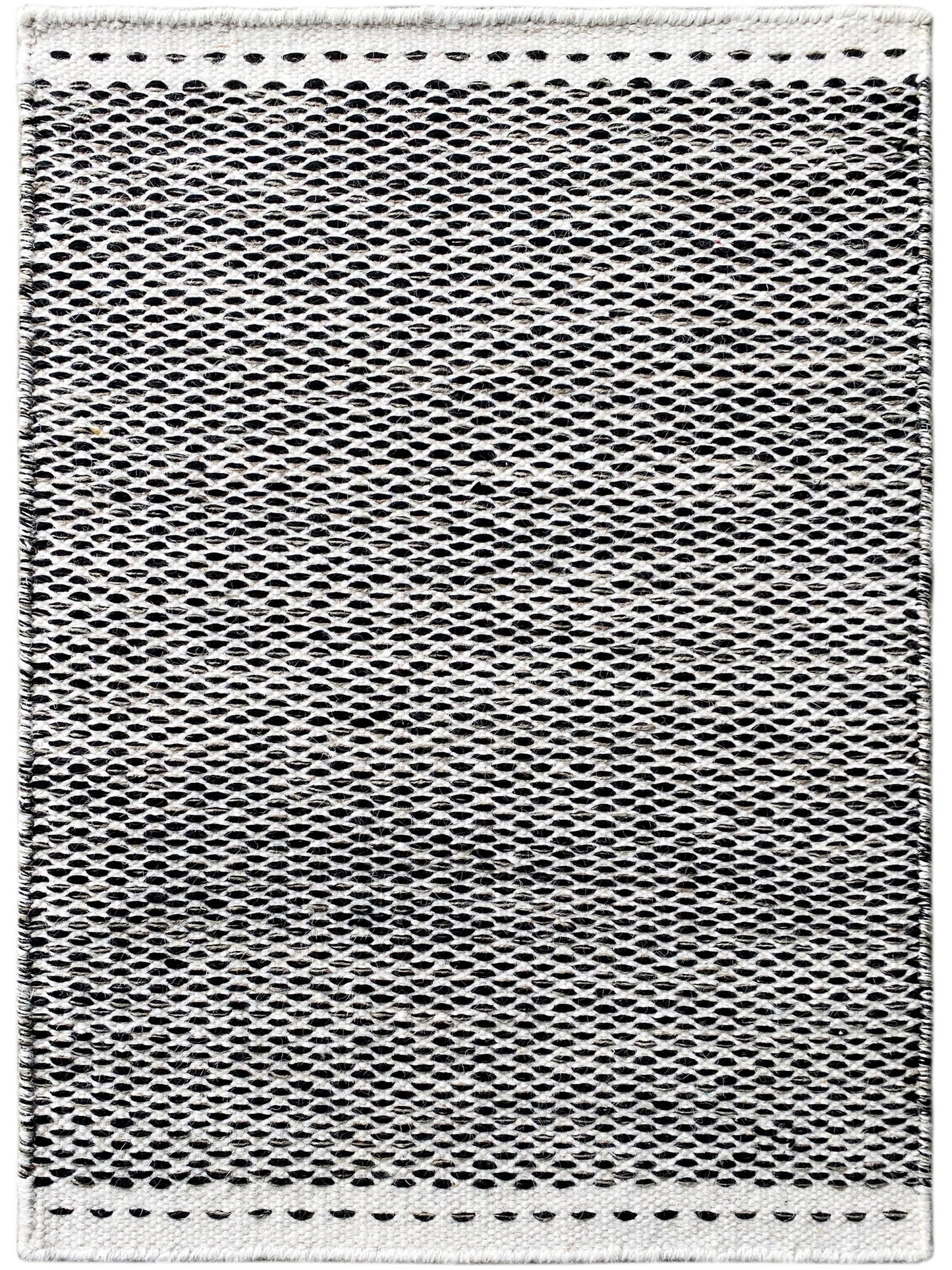 ケリム絨毯 ブラック - 60x90 cm