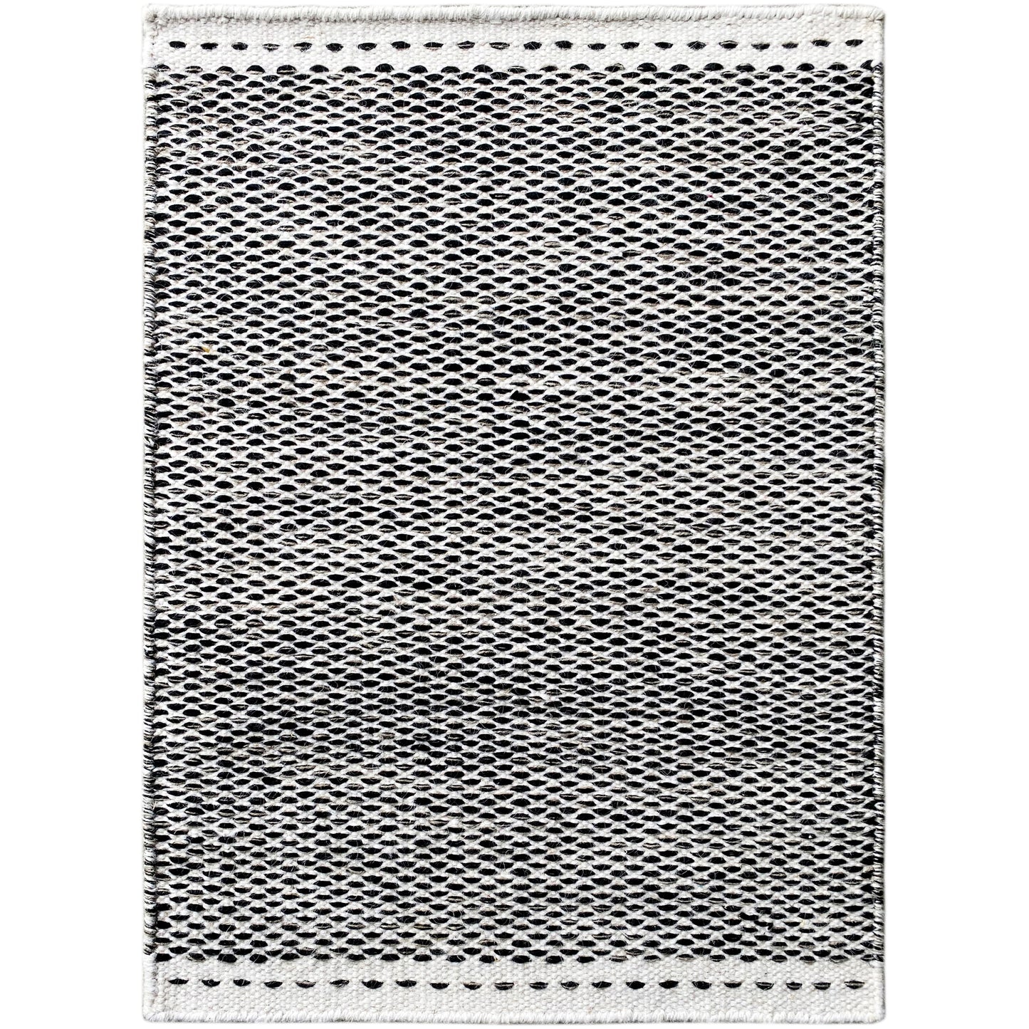 ケリム絨毯 ブラック - 60x90 cm