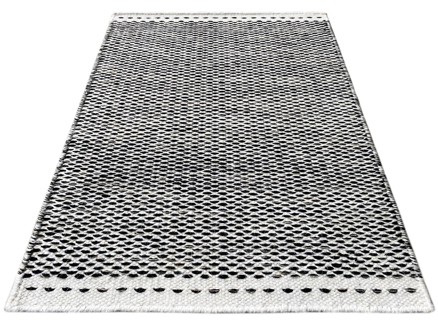 ケリム絨毯 ブラック - 60x90 cm