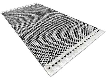 ケリム絨毯 ブラック - 60x90 cm