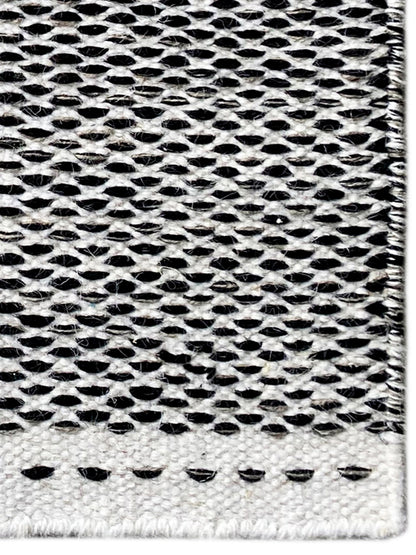 ケリム絨毯 ブラック - 60x90 cm