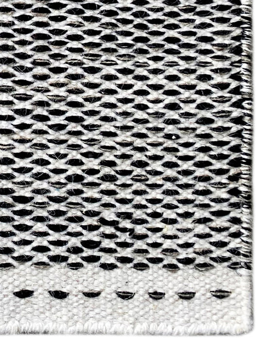 ケリム絨毯 ブラック - 60x90 cm
