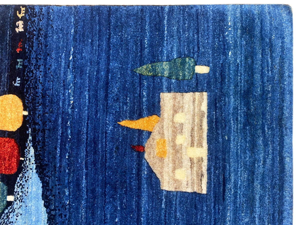 ガッベ・ルリ絨毯 - 151x100 cm