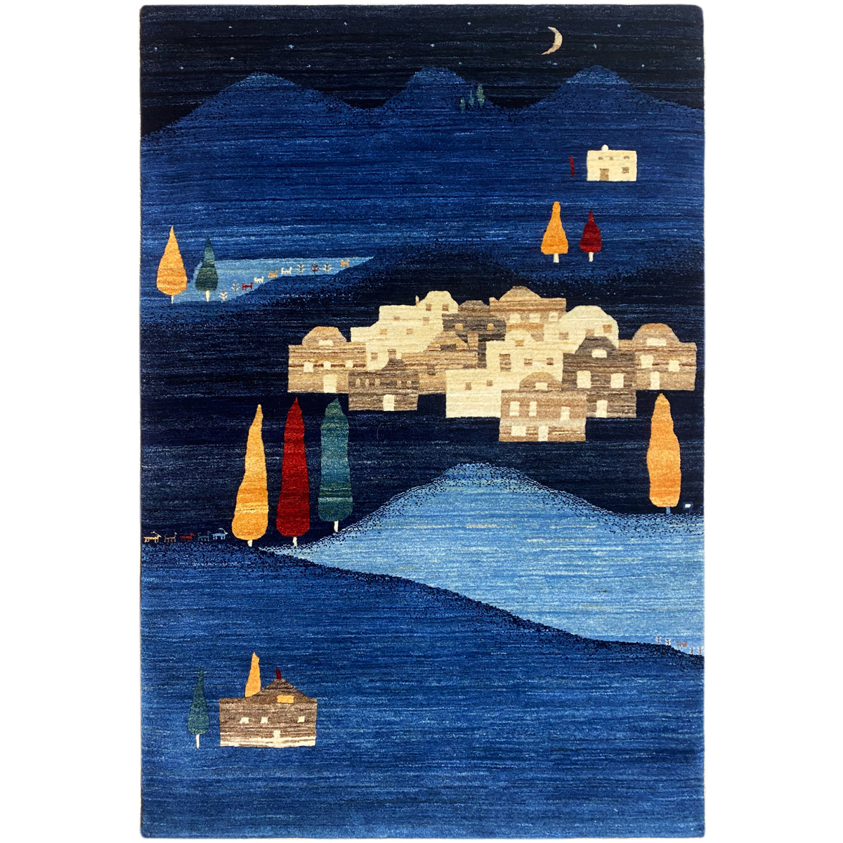 ガッベ・ルリ絨毯 - 185x117 cm