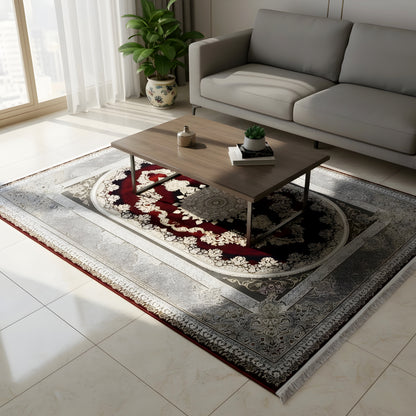 赤銀のカーペット 170x240cm