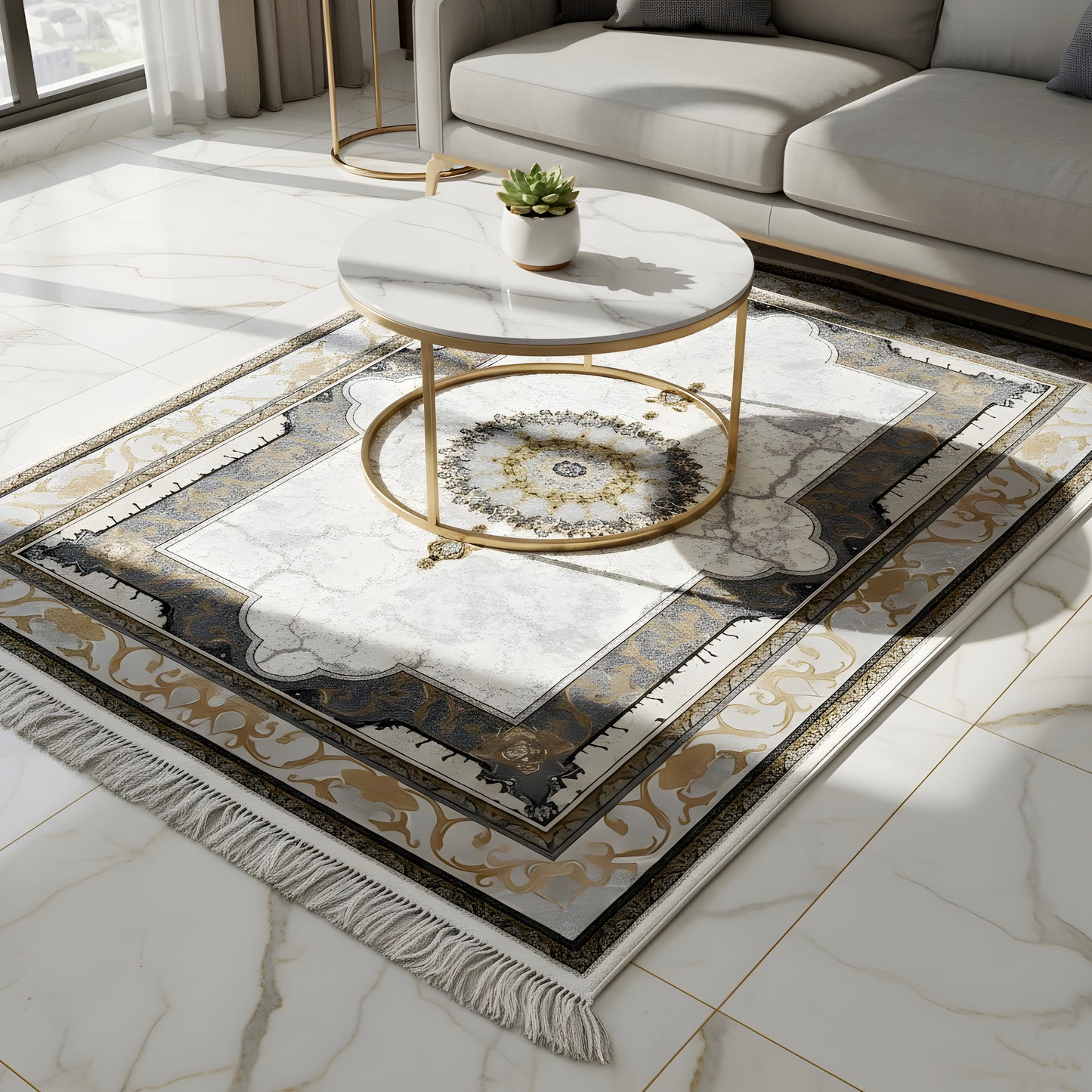 カーペット ハヤト クリーム 160x230 cm