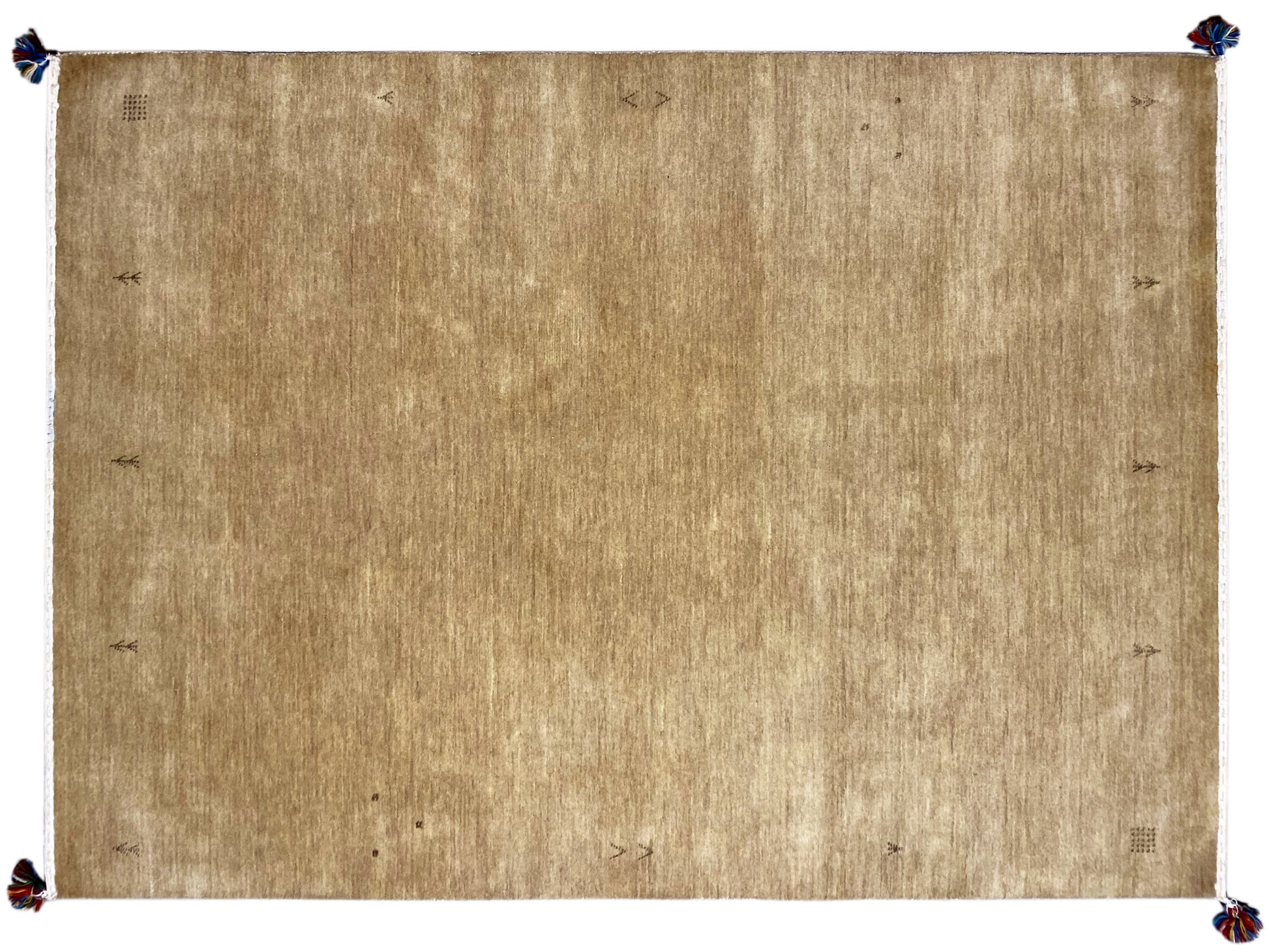 Skandinavisch inspirierter Wollteppich in Beige