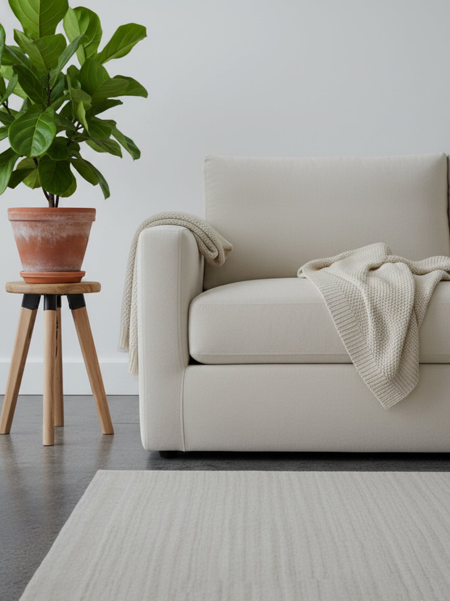 ガベ織りナチュラル - (199x151 cm)