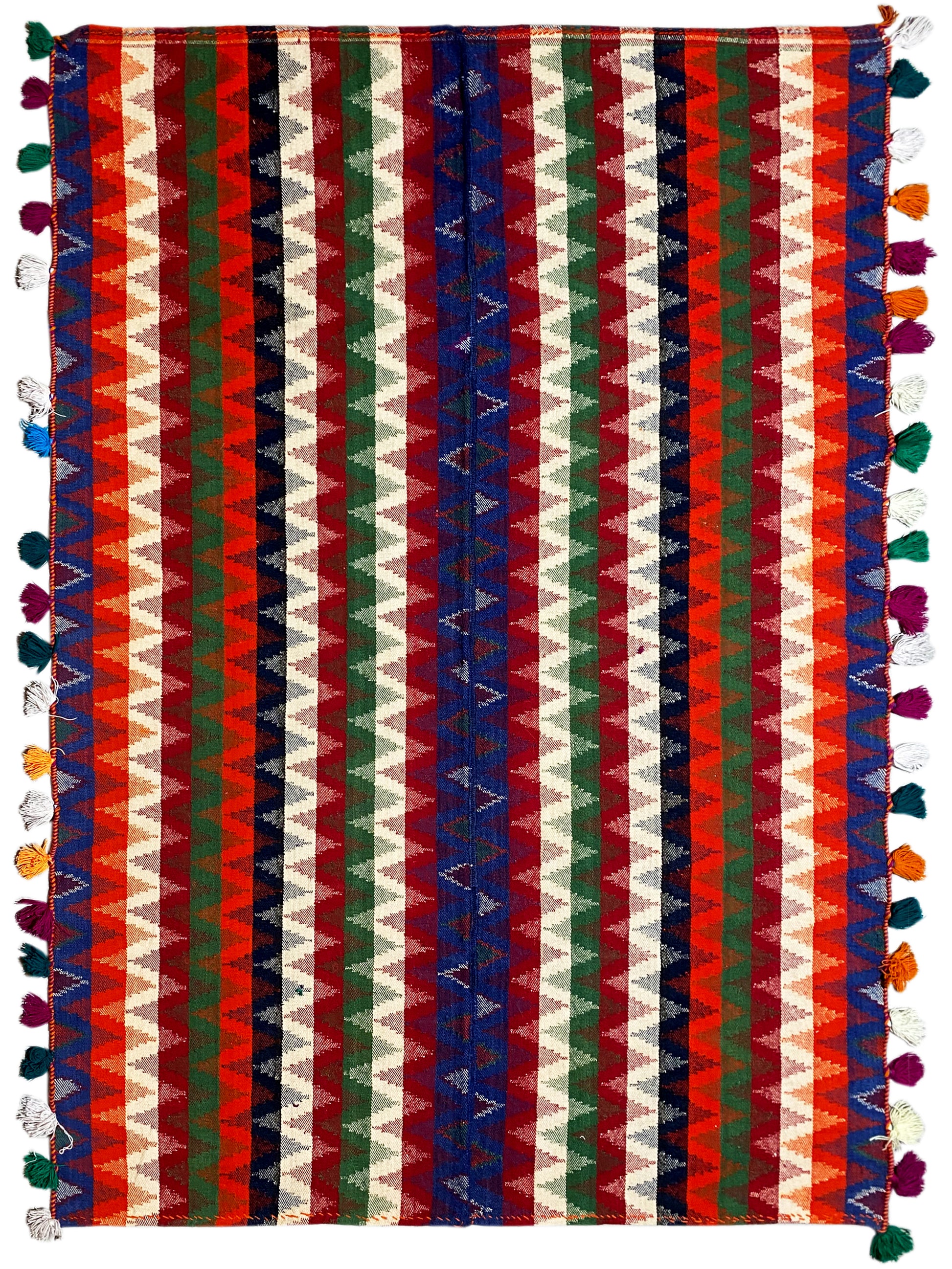 Esszimmer Läufer Bunt Gestreiftes Zickzack