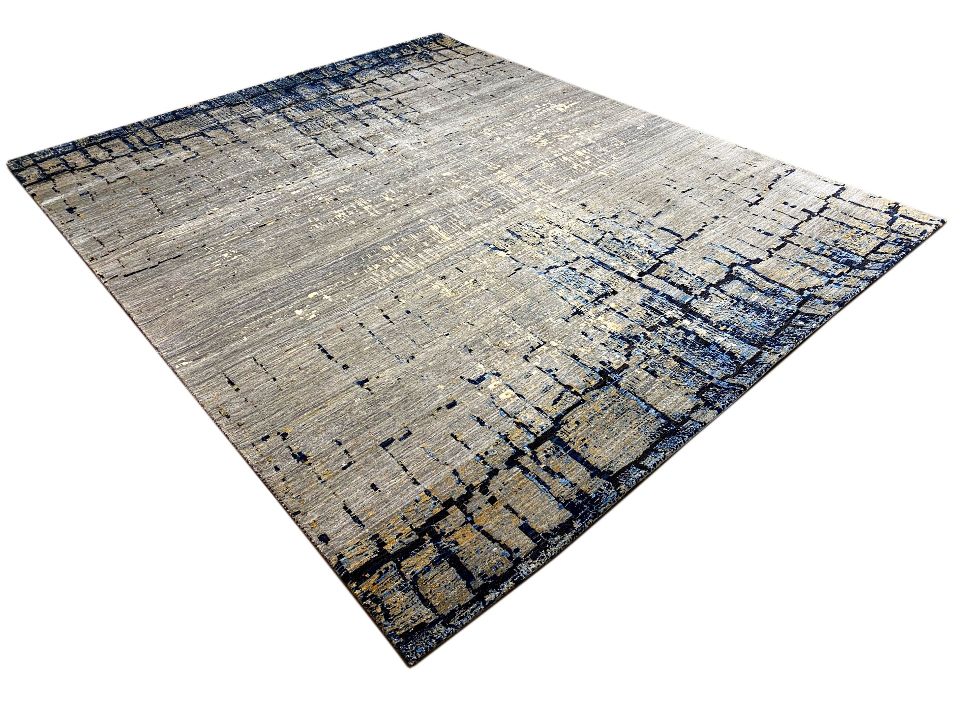 Hochwertiger Wollteppich handgefertigt mit Pflanzenfarben