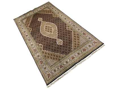 Großer Indo Tabriz Teppich 353x242 cm traditionelles orientalisches Design