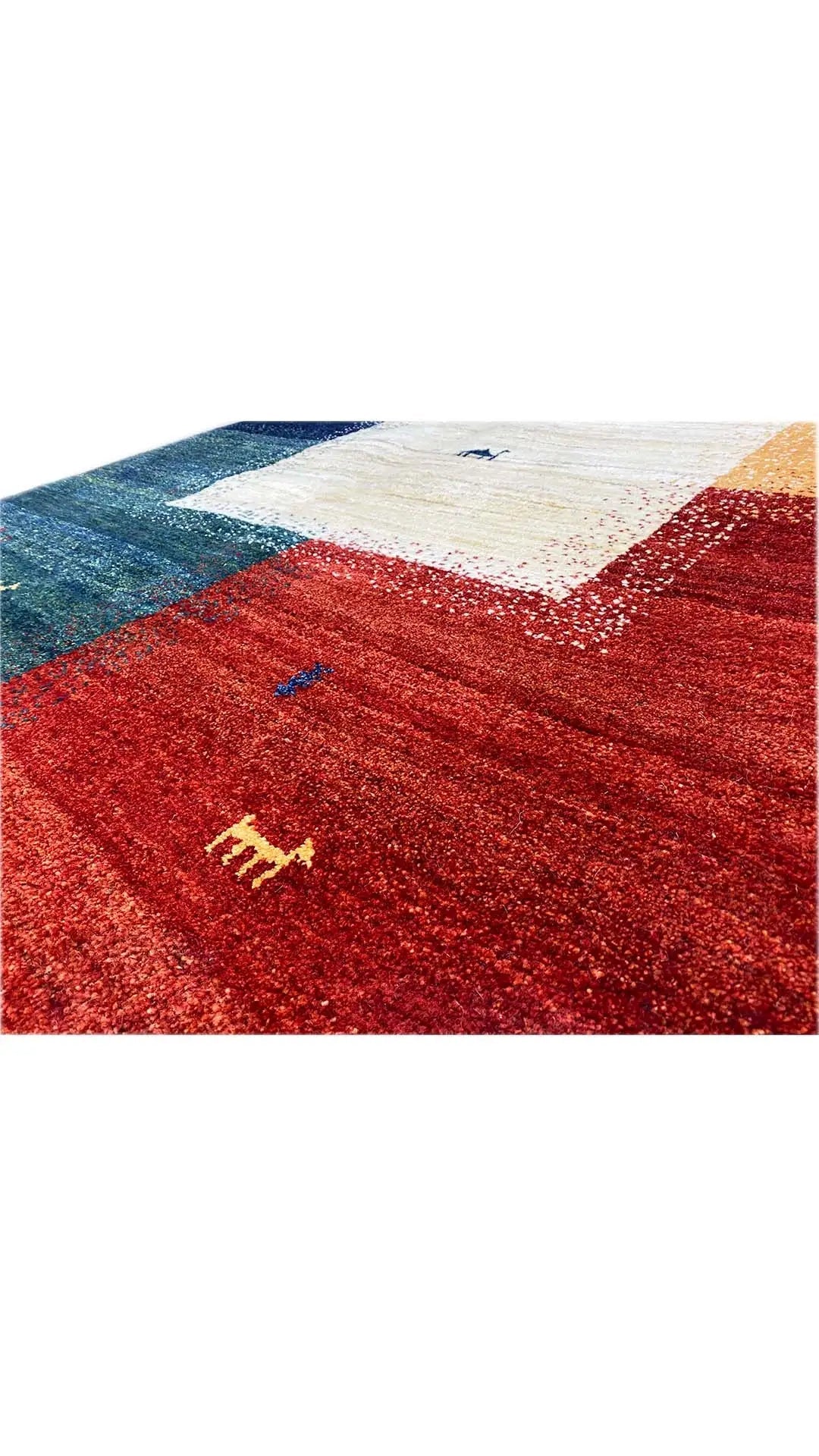  Gabbeh - (202x151 cm) - Premium Gabbeh from German Carpet Shop - Just €990! Shop now at German Carpet Shop